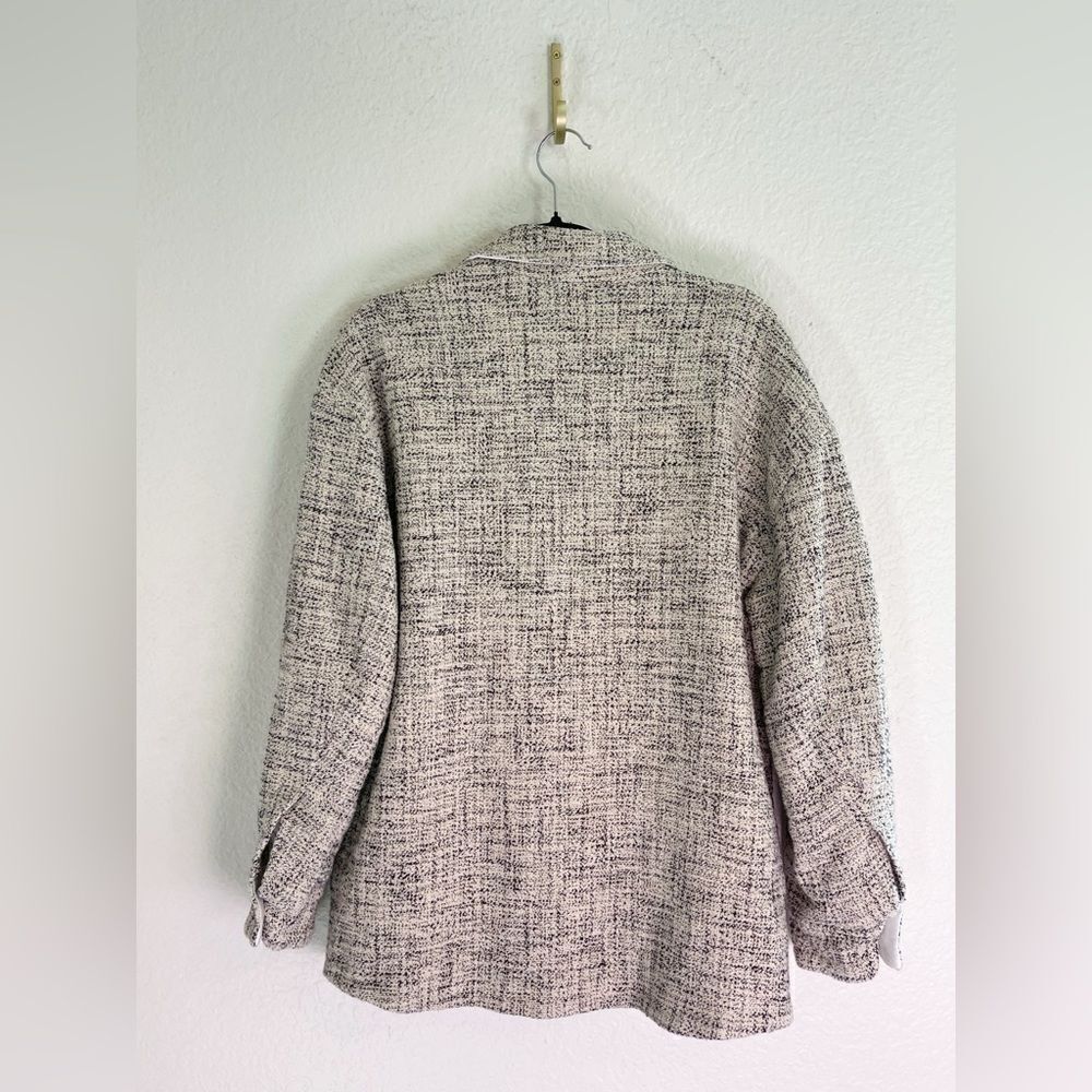 Babaton Joan Tweed Shirt Jacket. 2 - Picture 4 of 9